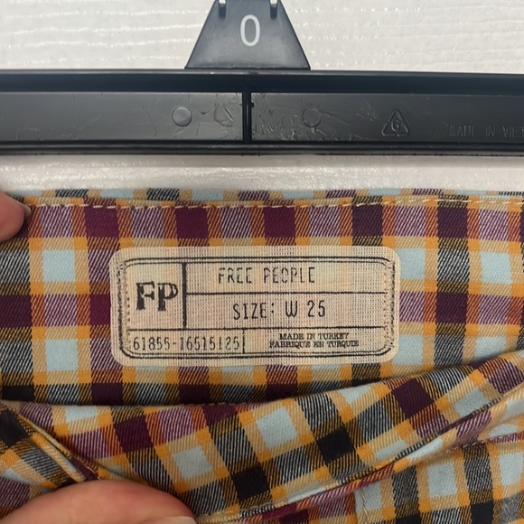 FREE PEOPLE Checkered Pant - Picture 4 of 5